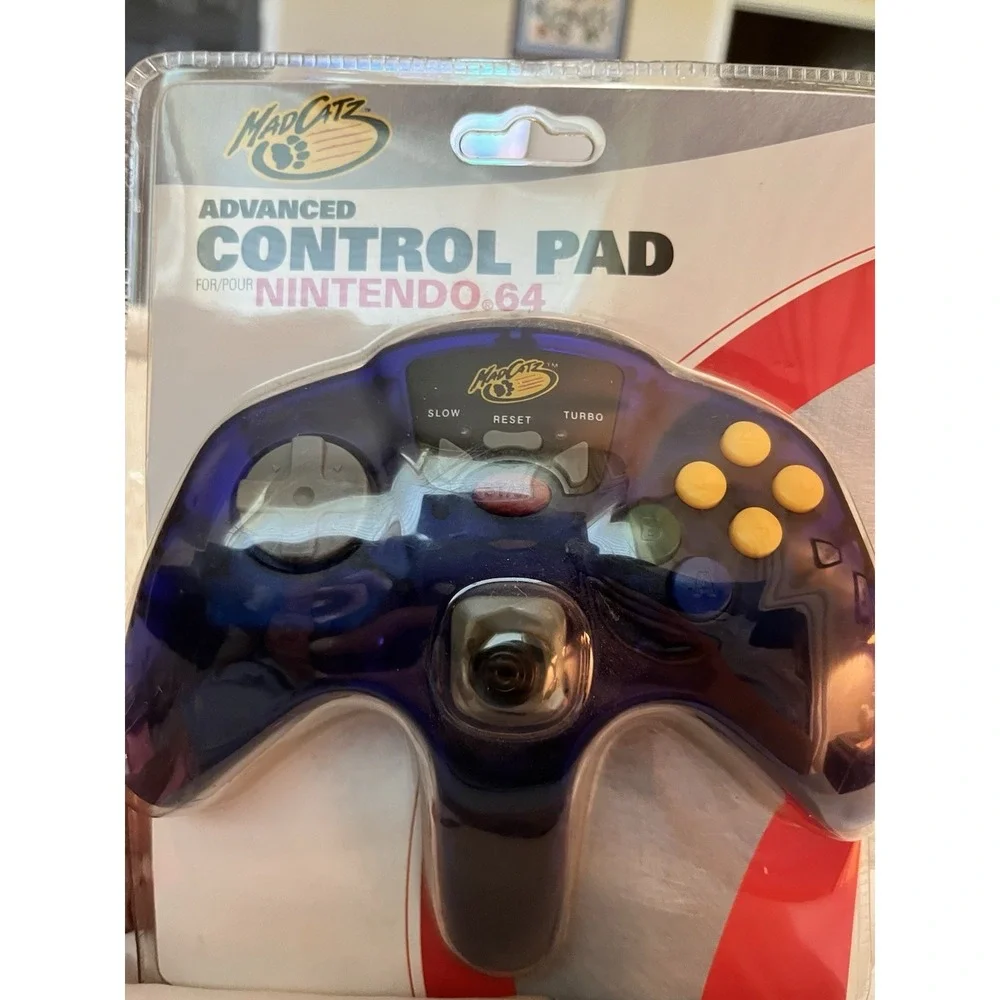 Mad Catz Advanced Control Pad Nintendo 64 N64 Controller New Sealed Turbo